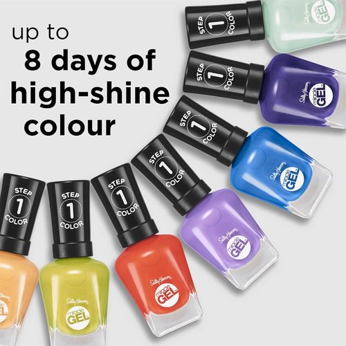 Sally Hansen Miracle Gel Salon Quality Nail Polish | Gel-Like Formula, Two-Step System, No UV Light Needed, Long Lasting | Opaque, Glossy | 676 Jealous Boyfriend | Dark Green Nail Polish