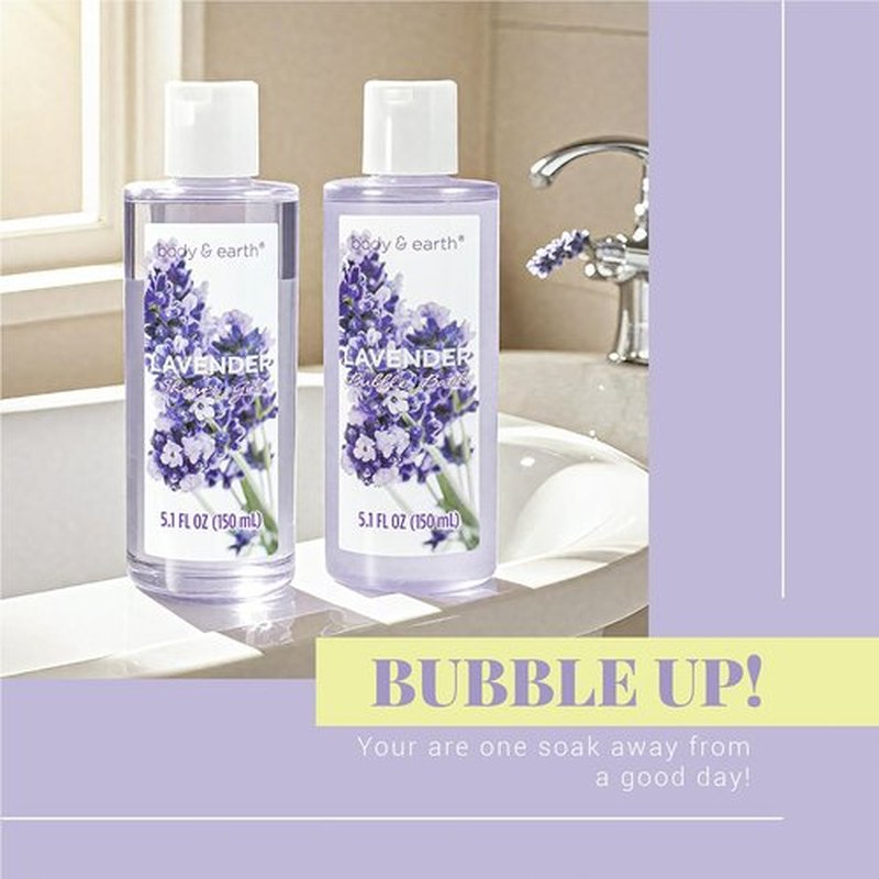 BODY & EARTH Spa Gift Baskets for Women 11pcs Lavender Gift Sets with Bubble Bath, Shower Gel, Body Lotion, Mom Birthday Gifts, Spa Kit, Purple Gift for Her, Mothers Day Gifts for Mom
