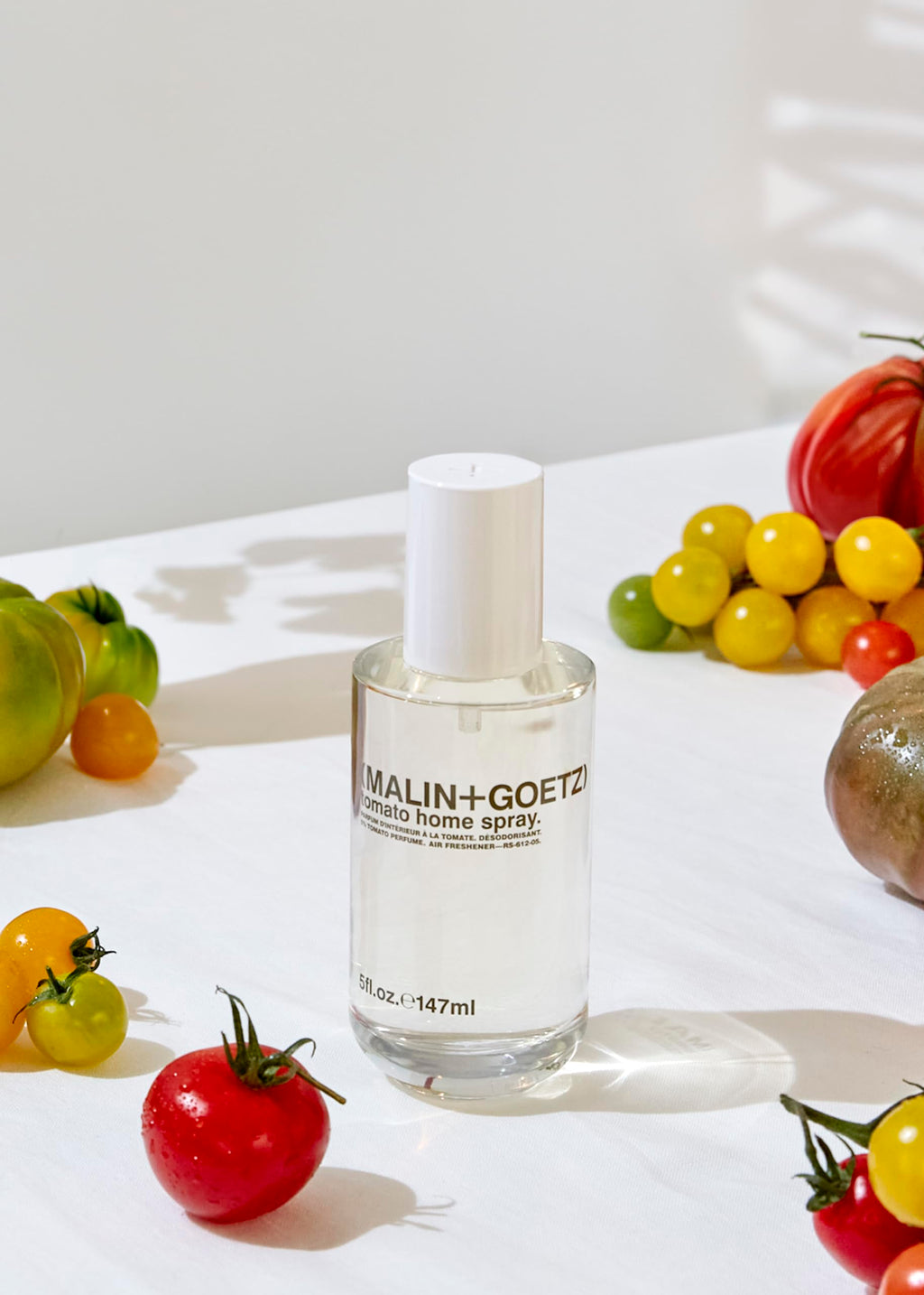 MALIN+GOETZ Tomato Home Spray, 5 Oz., Alcohol-Free Odor Absorber, Natural Ingredients, Use in Any Space Including Bathroom, Kitchen, and Living Room, Air Freshener