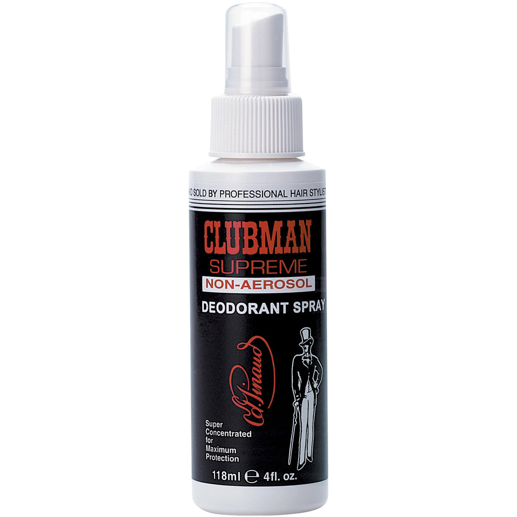 Clubman Supreme Non-Aerosol Whole Body Deodorant Spray, Classic, 4 fl oz