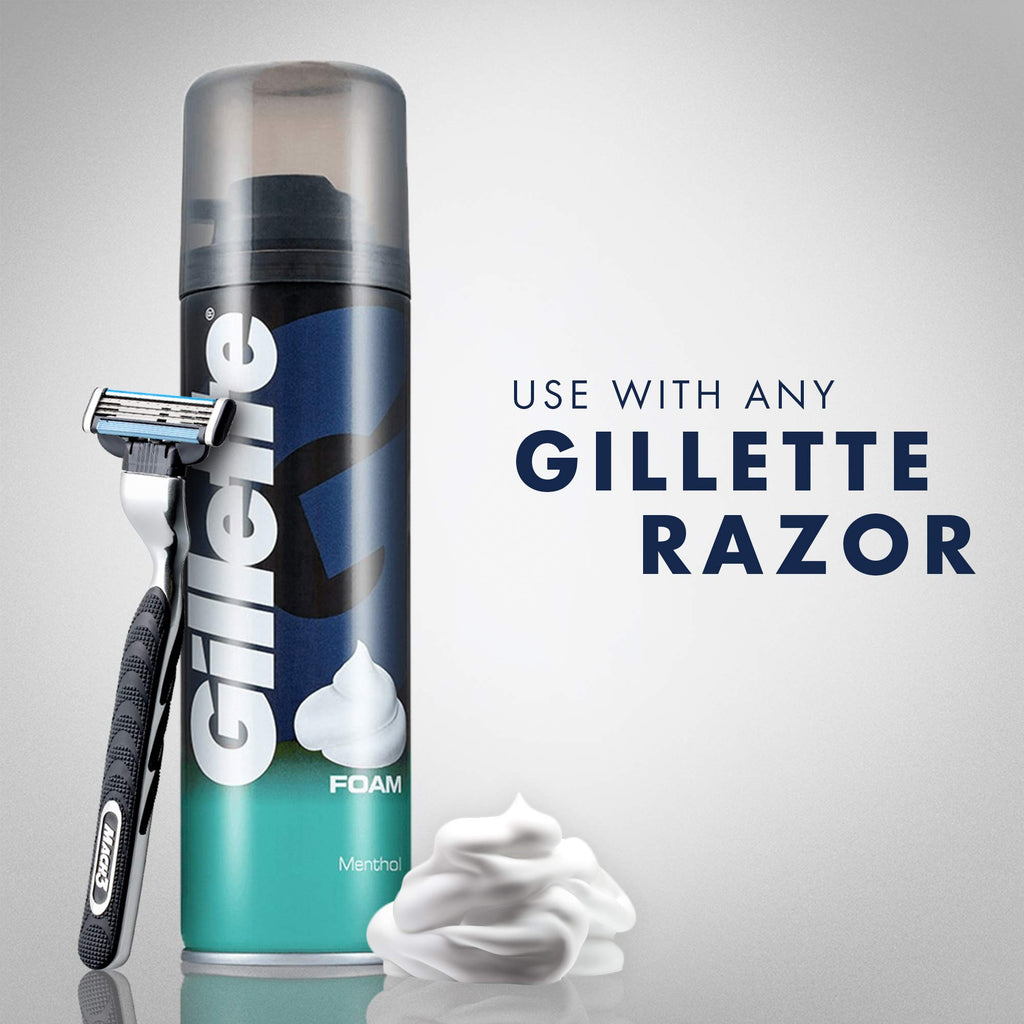 Gillette Classic Menthol Pre Shave Foam - 196g