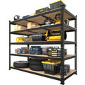 PrimeZone 48"W x 24"D x 72"H Garage Storage Shelves, 5-Tier Metal Shelving