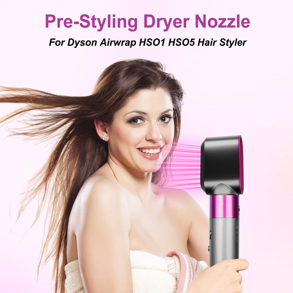 YTCHYYSK Pre-Styling Dryer Attachment Nozzle Replacement for Dyson Airwrap HS01 HS05 HS08 Accessories Part 969759-01