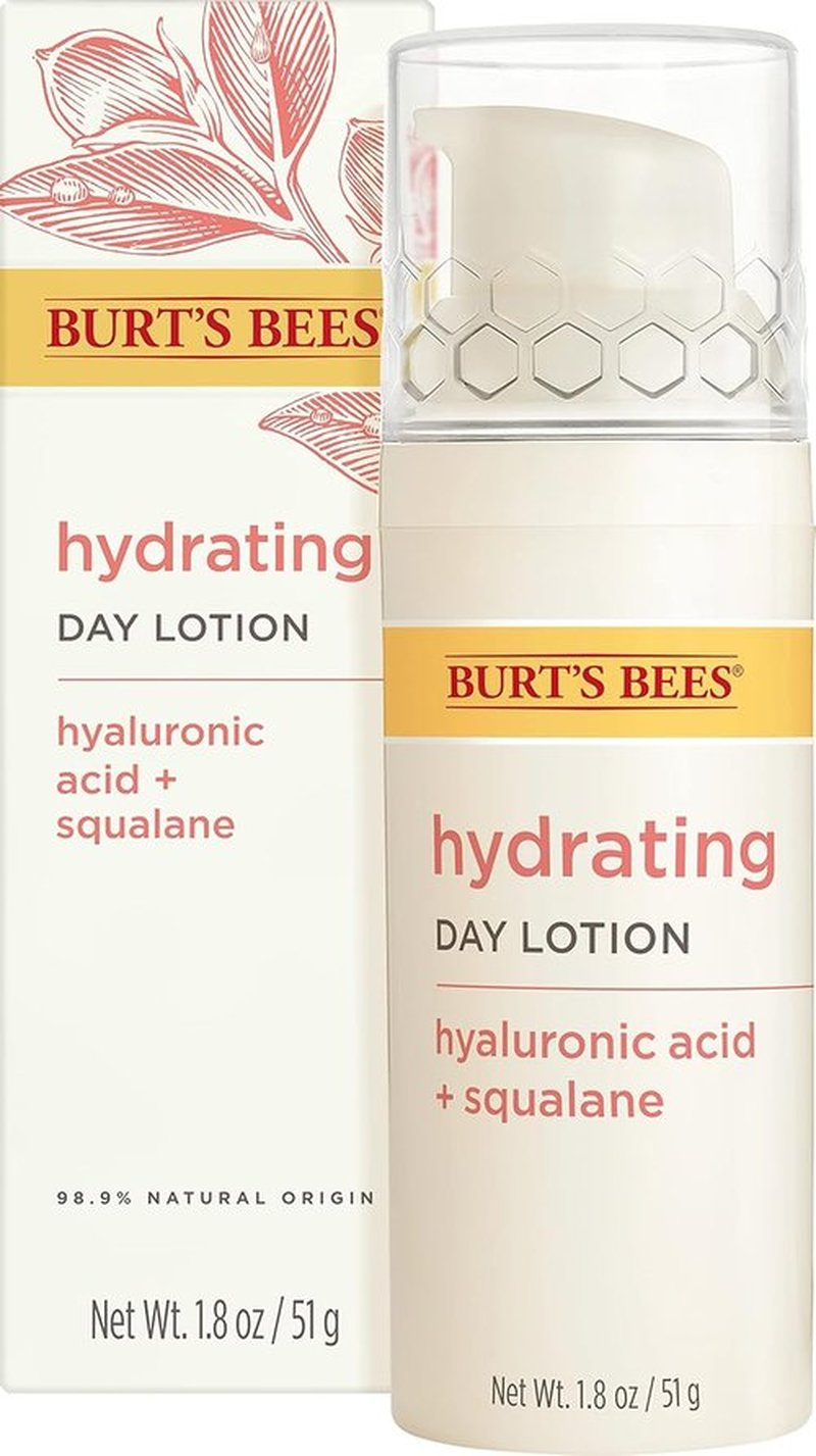 Burt's Bees Truly Glowing Day Lotion - Hydrating Formula for Dry Skin | 1.8 Fl Oz