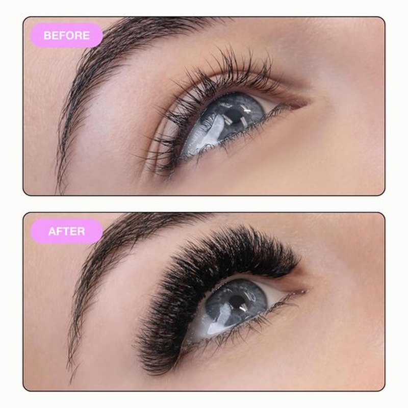 Curacoro Promade 500 Fans 10D-0.03 D Curl 11mm Length Handmade Volume Lash Fans for Long-Lasting Eyelash Extension