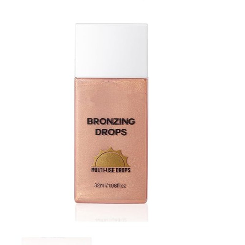 MAEPEOR Bronzing Drops - Sunny Glow Liquid Bronzer for Face & Cheeks | No Transfer Formula (Color 01)
