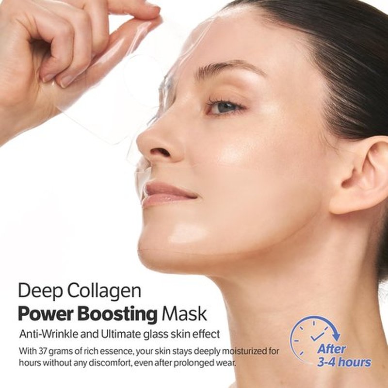 SUNGBOON EDITOR Rejuvenating Combo/Deep Collagen Boost Set | Face Mask (4ea) & Serum | Collagen & Volufiline Skincare Set | Hydrating & Firm-Looking Care Korean Skincare Gifts for Women