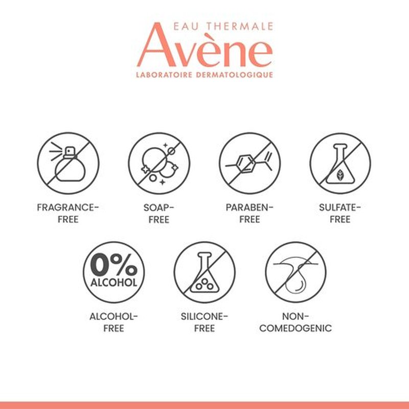 Avène Tolerance Daily Foaming Facial Cleanser - Gentle Face Wash for Sensitive Skin | Fragrance-Free, Glycerin & Niacinamide