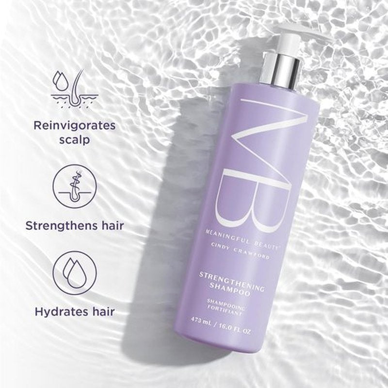 Meaningful Beauty Deluxe Age-Proof Haircare System - Nourishes Scalp & Strengthens Hair, Full Size