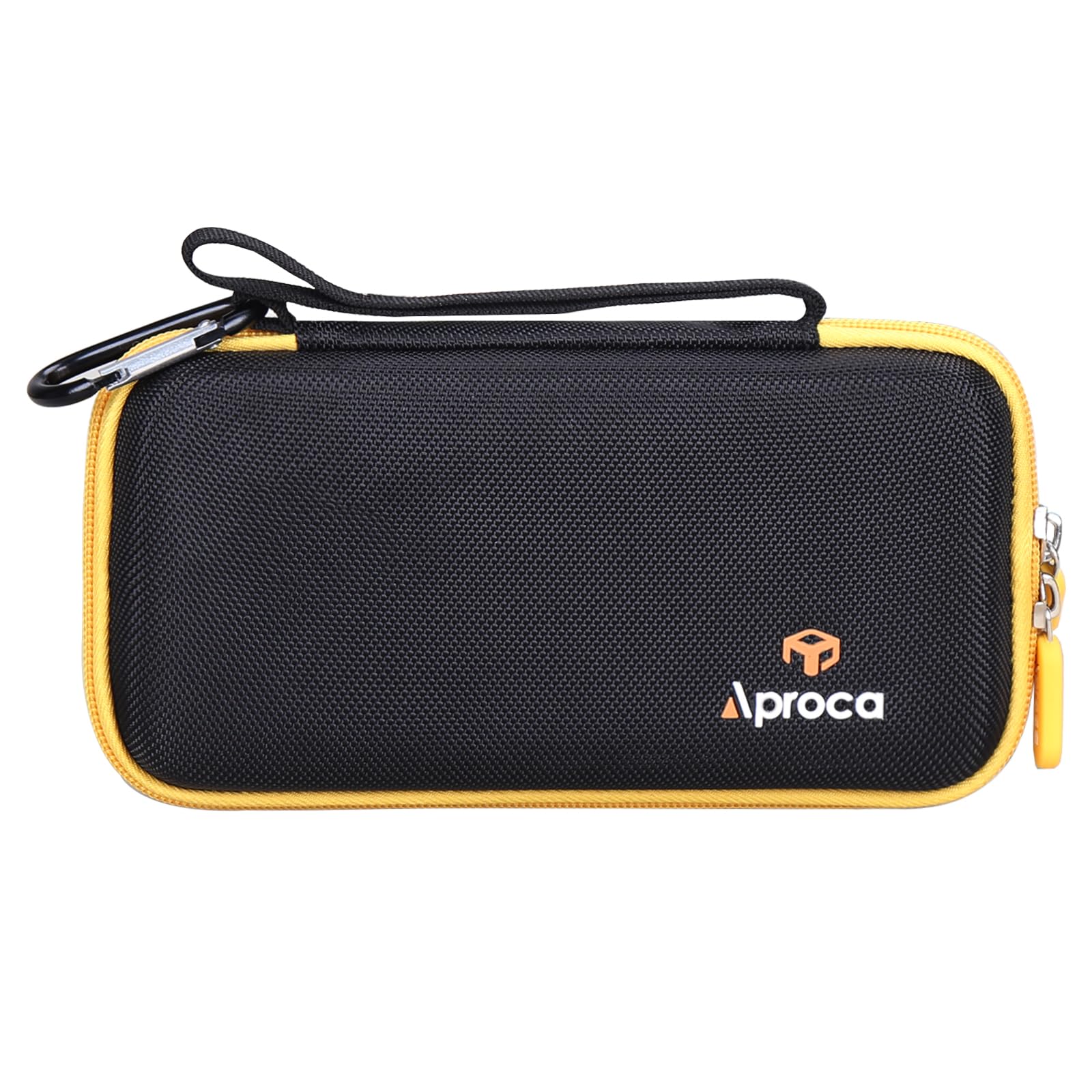 Aproca Case Compatible with Franklin Sensors ProSensor M210 710 710+ T13 Stud Finder, Storage Portable Bag for Accessories -Black+Yellow zipper (Case Only)
