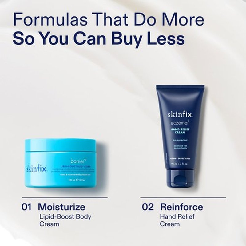 Skinfix Lipid-Boost Body Cream - 10 oz - Glow-Boosting, Hydrating All-Over Body Moisturizer - Non-Greasy, Fast Absorbing - Fragrance Free - Vegan, Cruelty Free