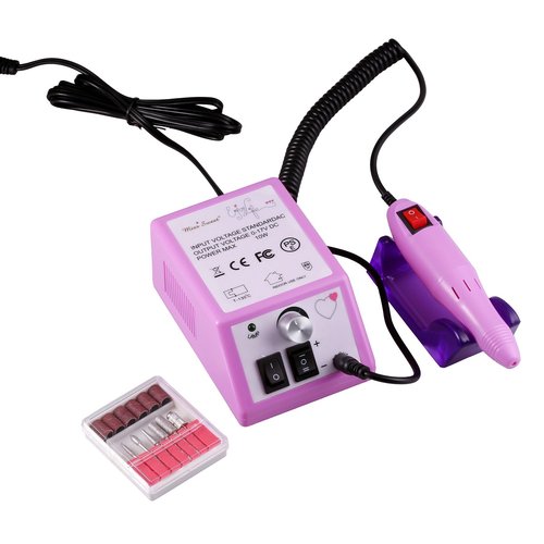 Miss Sweet Electric Nail File for Regular Polish Acrylic Nails RPM20000 (Pink)