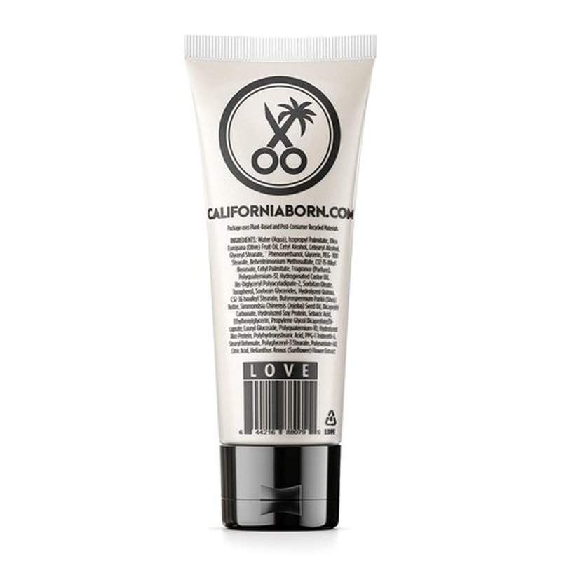 California Born Hair Styling Cream - Achieve No-Hold Texture & Shine for Frizzy Hair | 6.8 Fl Oz