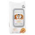 SpaScriptions Turmeric Cleansing Facial Wipes - Brightening & Balancing Makeup Remover Wipes With Antioxidants To Help With Glowing, Even Tone Skin, Daily Use Face Wipes, All Skin Types, 1-Pack (60ct)