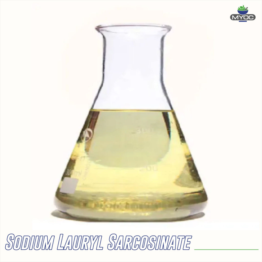 MYOC Sodium Lauryl Sarcosinate (50 ml / 1.69 fl oz) - Cosmetic Grade Mild Surfactant for Shampoos Face Wash Body Wash Cleansers & DIY Formulations