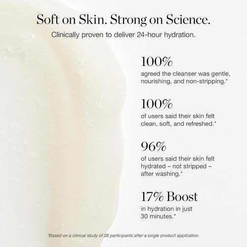 Ogee Silk Dream Facial Cleanser - Organic Daily Face Cleanser with Bioactive Peptides - Travel Size (1 oz | 30mL)
