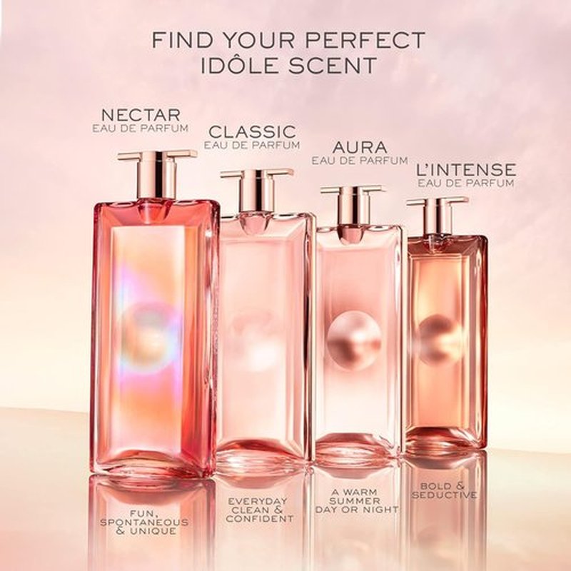 Lancôme Idôle Nectar Eau de Parfum - Long-Lasting Sweet Floral Fragrance with Vanilla - 1.7 Fl Oz
