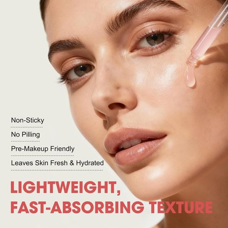 PDRN Pink Glow Serum - Hydrating Korean Peptide & Niacinamide Formula for Firm, Bright Skin | 1.01 fl. Oz