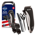 Xtreme Digital Lifestyle Accessories Barbasol Professional Hair Clipper Kit with Stainless Steel Blades, 4 Guide Combs, Adjustable Taper and Travel Bag