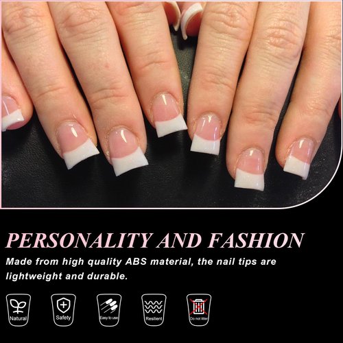 Moxluck Stiletto Nail Tips,Soft Gel Almond Half Cover False Nails Clear Acrylic Press on Nails 120Pcs, Soft Gel Nail Tips Extension False Tips for Nail Salons and DIY Art at Home (SET-5)