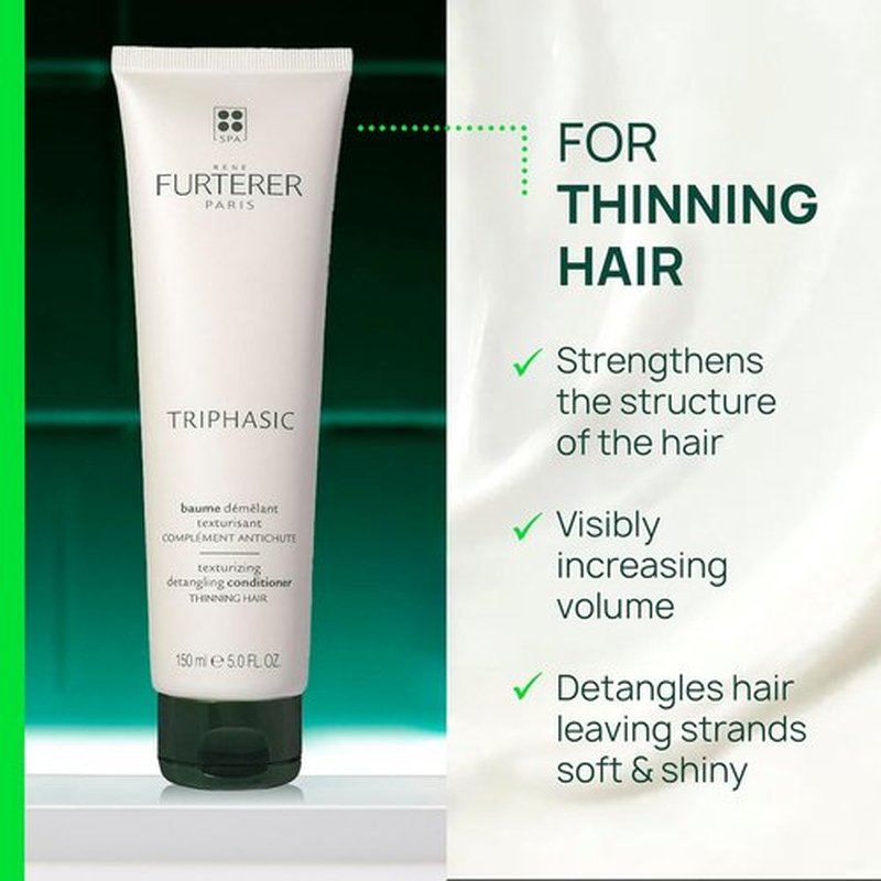 Rene Furterer Triphasic Texturizing Conditioner - Strengthens & Volumizes Thinning Hair - 5 fl. oz.