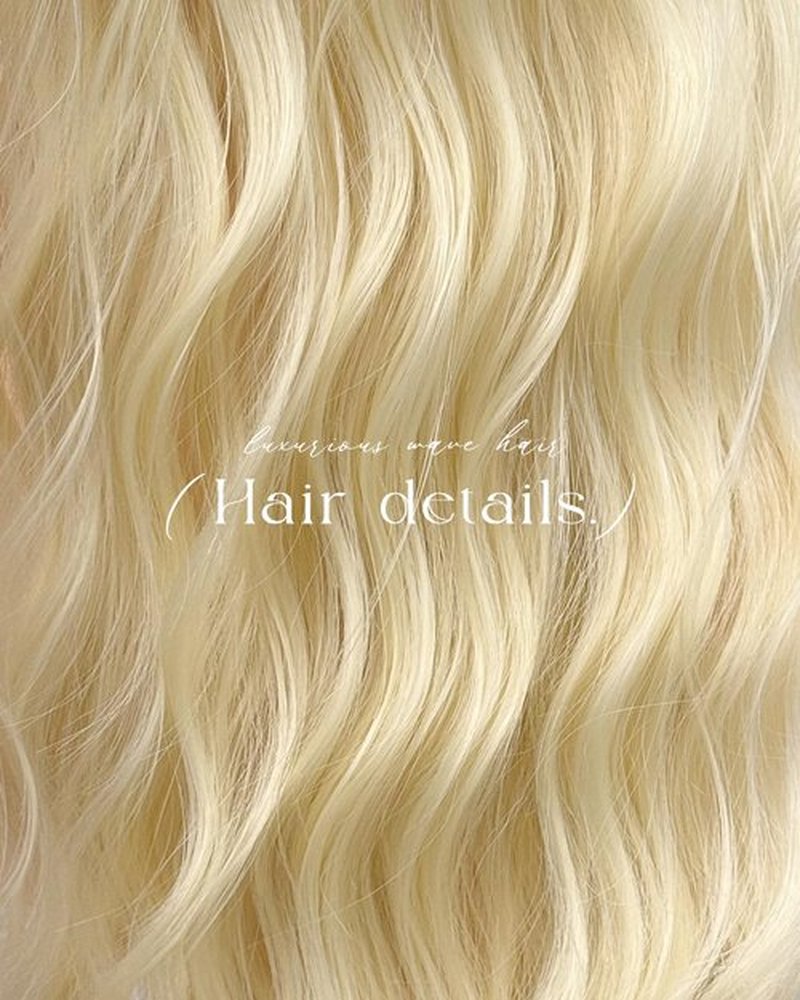 Aida ble Long Blonde Wig for Women 28 Inch Wavy Curly Blond Wig Middle Part Synthetic Wig Natural Looking for Daily Party Halloween Cosplay Use