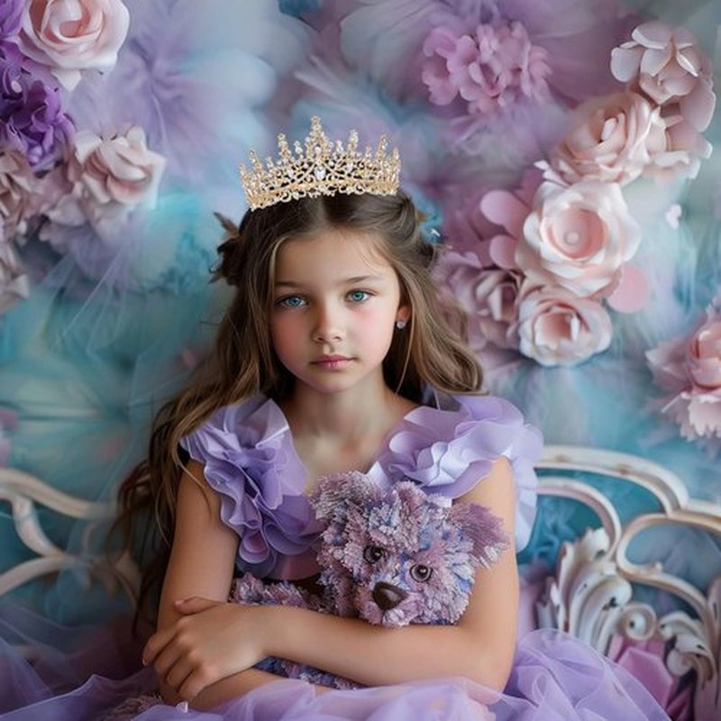 Schmoopy Tiara Crown for Women, Hair Accessories for Party Wedding (B-Gold)