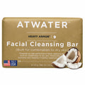 ATWATER Heavy Armor Facial Cleansing Bar for Dry to Combination Skin, Moisturizing Sulfate-Free Rich Lathering Face Wash with Jojoba Oil and Coconut - 5 oz