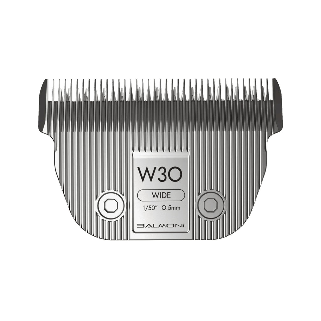 BALMONI Detachable Pet Dog Grooming Ceramic Titanium A5 Wide Blade, Compatible with Wahl, Andis, Heiniger A5 Clippers (30W 1/50", 0.5mm)