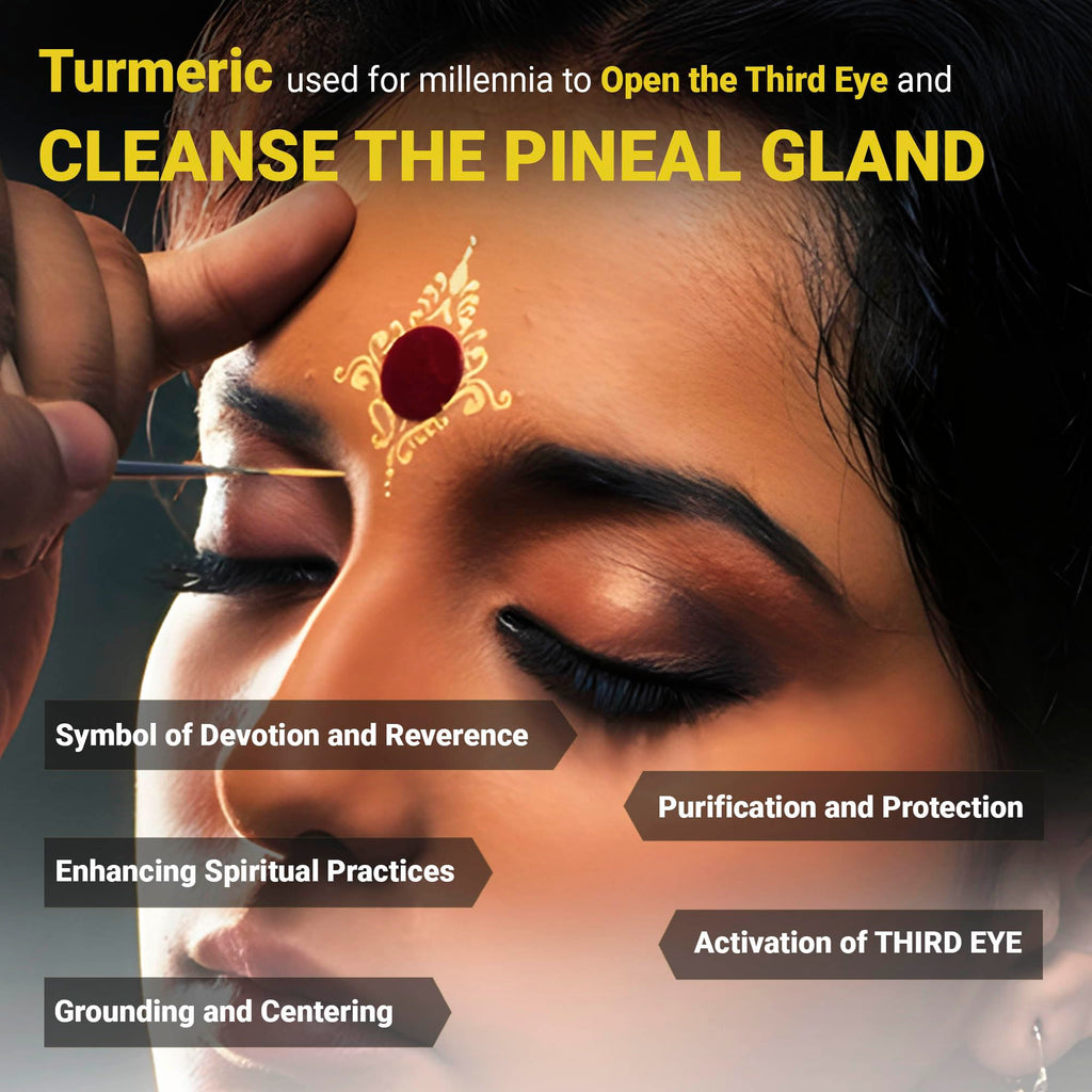 Kailash Herbals Pineal Gland Activation – Haritaki & Turmeric for Third Eye Awakening, Decalcification Support & Mental Clarity – King of Herbs – 5,000 Year Ayurvedic Formula – 100 Vegan Capsules