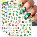 IDDFEVE 12 Months All Holiday Nail Stickers, 24 Sheets Seasonal Variety Pack 2 Pcs Per Month DIY Nail Art, Self-Adhesive Pegatinas Uñas for a Year of Halloween Christmas Thanksgiving&Valentine’s Day