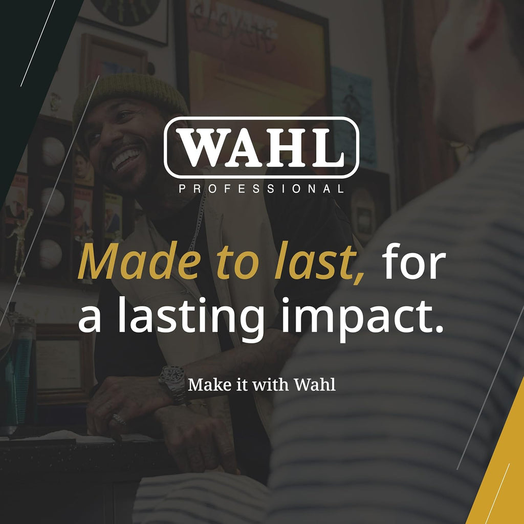 Wahl Professional 5 Star Cordless Detailer Trimmer - T Wide Blade, 100 Min Runtime, Includes Charging Stand