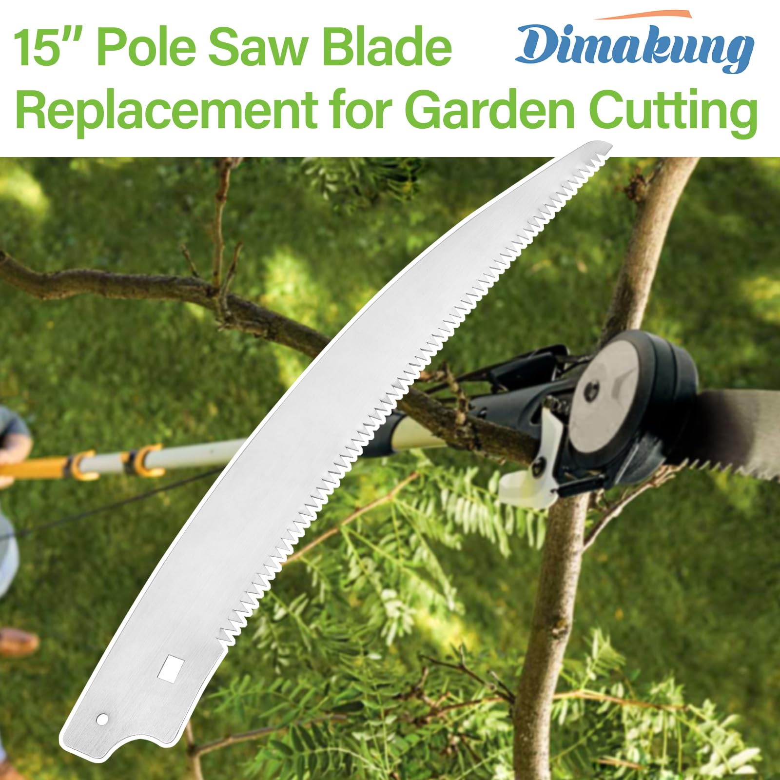 15" Pole Saw Blade for Fiskars Tree Pruner 6391 9388 9390 7889 7831 8391