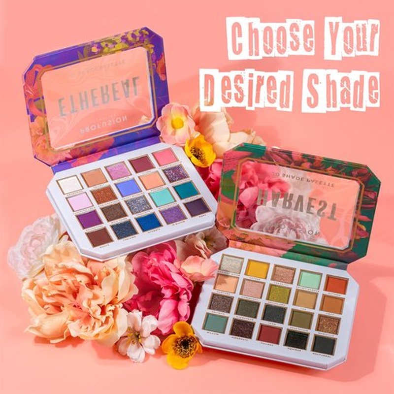 Profusion Cosmetics Harvest 20-Shade Multi-Finish Palette- Let your Creativity Blossom with the Eyeshadow Palette