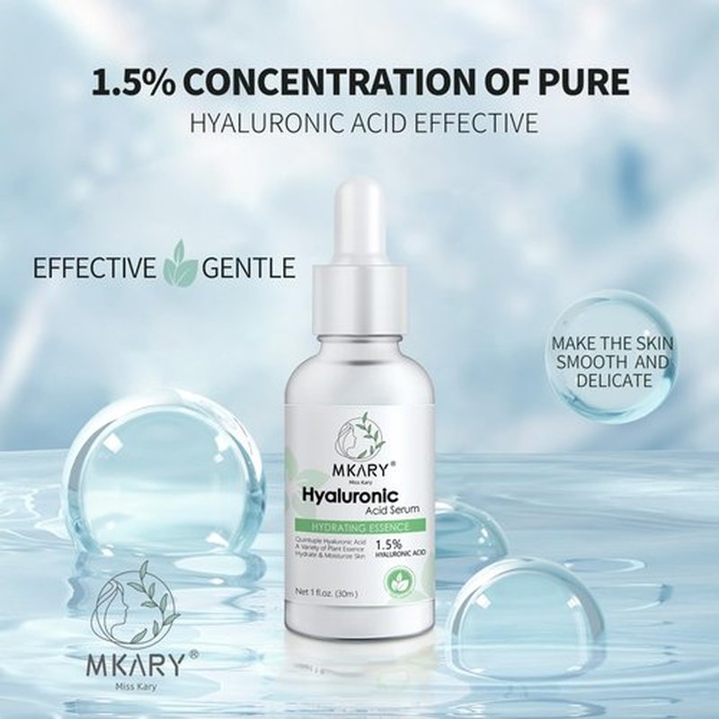 Deep Moisturizing Acid Serum, Hydrating & Soothing Face Serum with Pure Plant Essence, Anti-Aging Skin Care Formula for All Skin Types, Post-Sun Care, 3 Pack, 1 fl oz Each