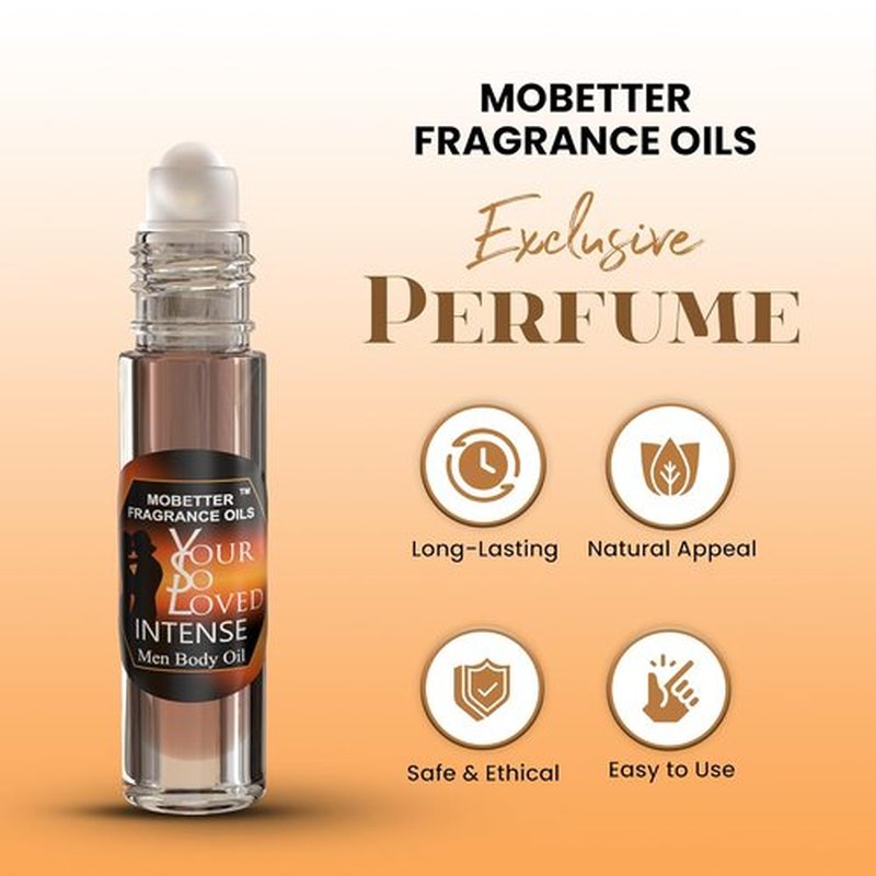 MOBETTER Fragrance Oils - Your So Loved Intense Cologne Body Oil for Men | Long-Lasting Scent