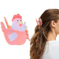 KuuGuu Chicken Claw Hair Clip, Korean Super Cute Animal Hair Clip Acetate Acid Anti-Slip Design Cartoon Barrettes 2024 New Interesting Big Hairpin for Women Girs Hair Accessories （1 PCS-Chicken）