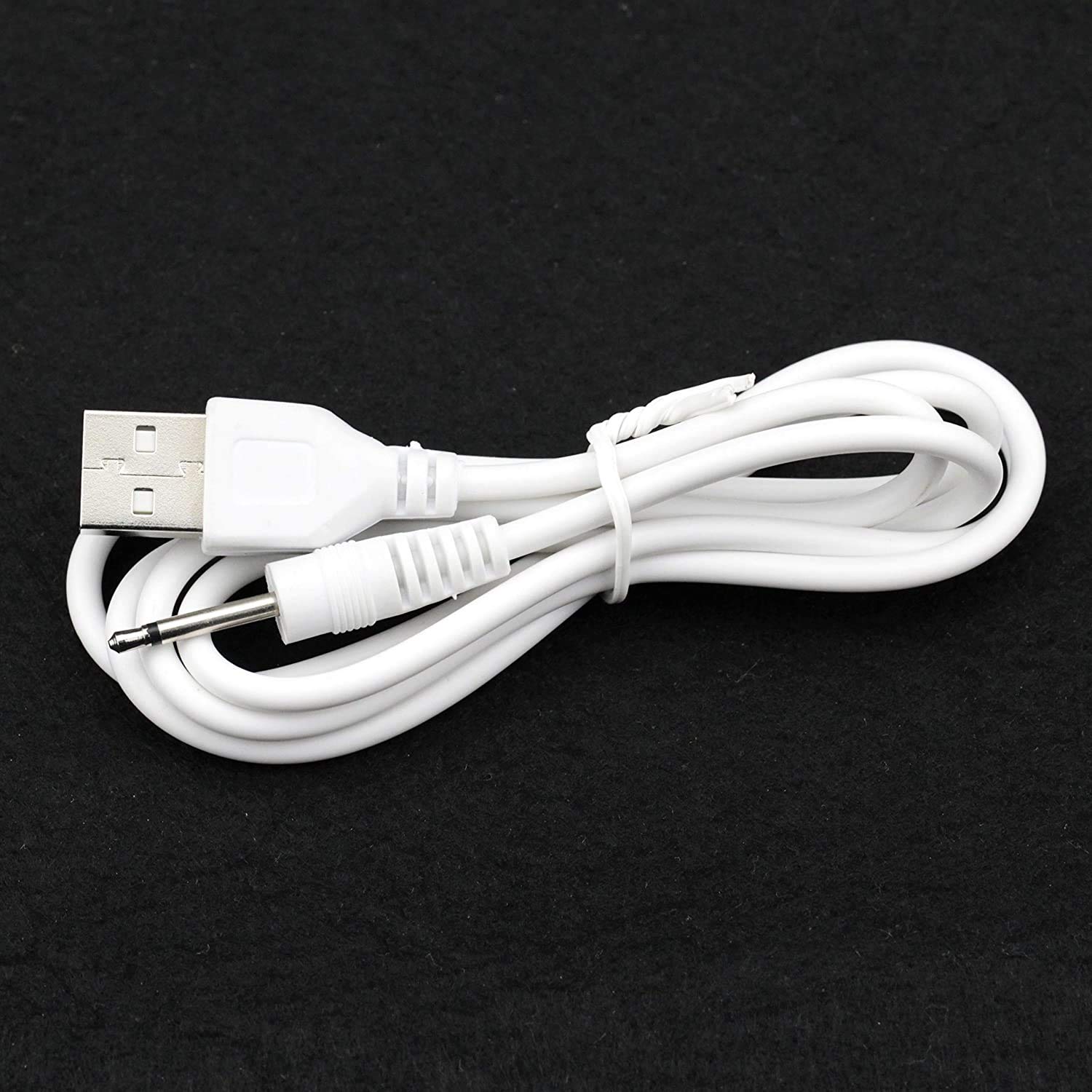 2 Pack Wand Charger Replacement DC Charging Cable Set Compatible with lovesense,Compatible with Tracys Dog,Tracy's Dogg Beauty Instrument USB Charger Cords 2.5mm Wand Vibrating Massager Charger
