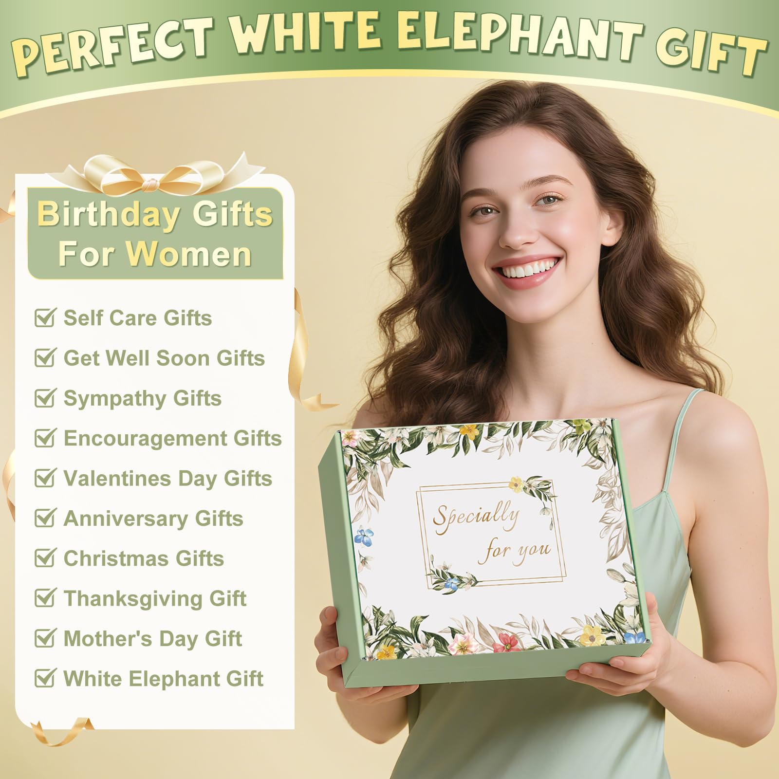 11 PCS Birthday Gifts for Women, Get Well Soon Gifts Baskets for Women Self Care Gifts, Spa Care Package After Surgery Thinking of You Sympathy Gift,Gift for Sick Friends Mom w/Blanket