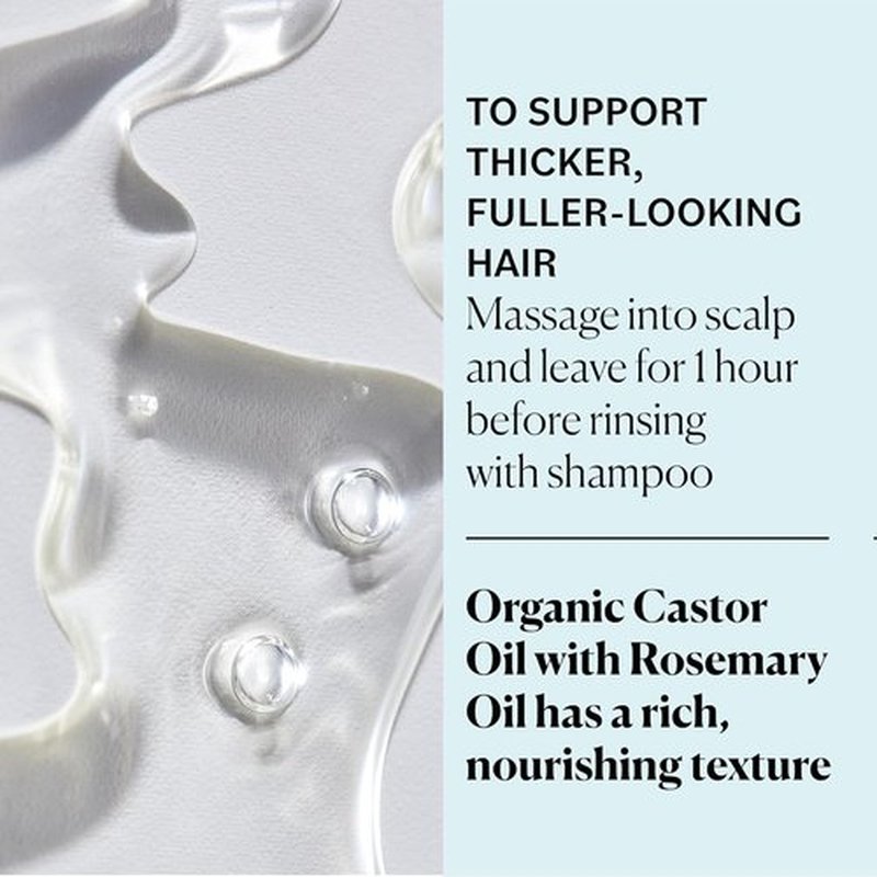 Sky Organics USDA Organic Castor Oil with Rosemary Oil, Strengthening Oil, Pure Potent Blend, Hexane Free, Invigorates Scalp, Supports Stronger, Fuller-Looking Hair, Textured Hair