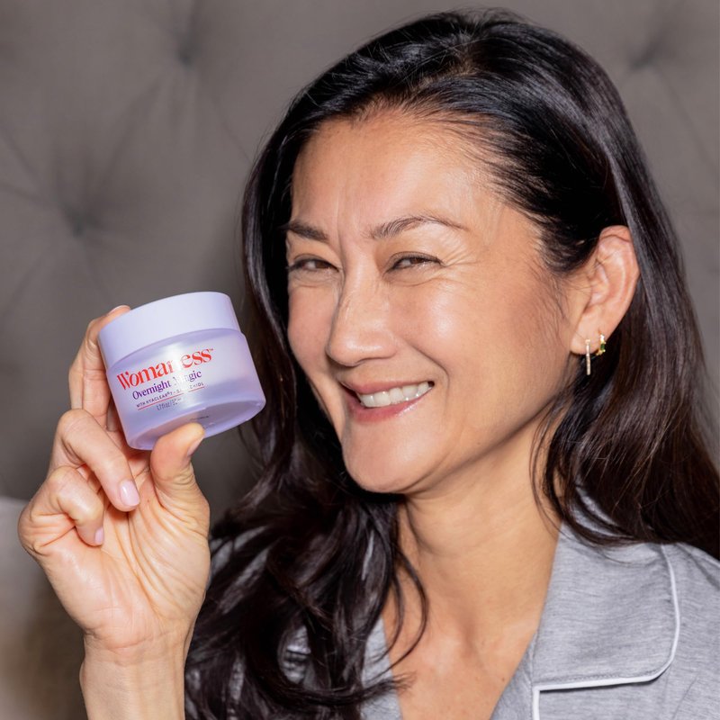 Womaness Overnight Magic Night & Day Face Cream for Women - Anti-Aging Cream with Hyaluronic Acid & Bakuchiol - Hydrating Facial Creams for Day or Night Use – Products for Radiant Aging Skin – 1.7oz