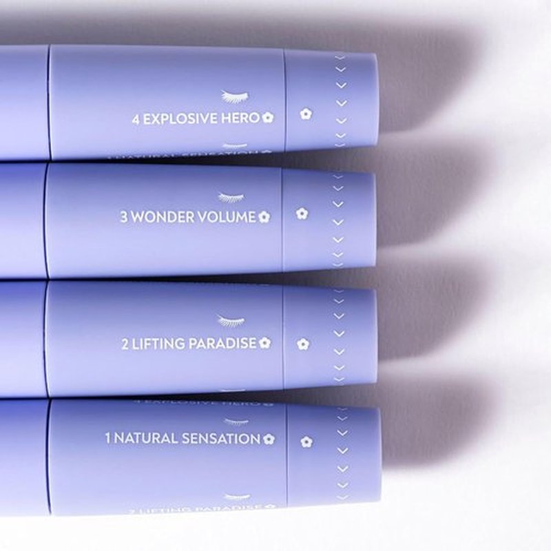 Skiennix 4-in-1 Click And Turn Mascara - Volume & Length - High Pigmentation, Waterproof - Ultra Black - 0.4 oz