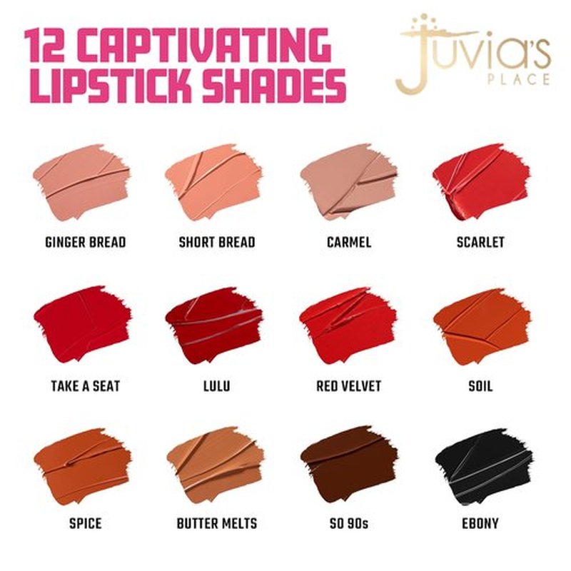 Juvia's Place Velvety Matte Liquid Lipstick Caramel - Hydrating, Long-Wearing, Velvety Soft & Feather Light - Hyperpigmented Creamy Matte Lipstick for Women