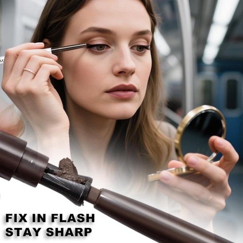 HECI BEAUTY Gel Eyeliner Pencil - Ultra-Smooth, Waterproof & Smudge-Proof | Longwear Dark Brown, 24HR Wear