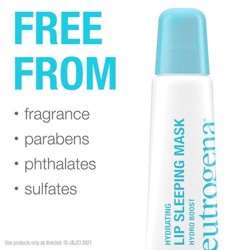 Neutrogena Hydro Boost Lip Sleeping Mask - Hydrating Treatment with Hyaluronic Acid | 0.35 oz, Fragrance-Free
