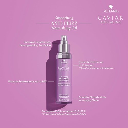 Alterna Caviar Anti-Aging Nourishing Oil - Lightweight Frizz Control Treatment | 1.7 Fl Oz
