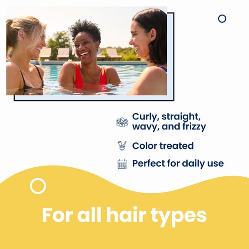 AQUA GUARD Pre-Swim Hair Defense | Family Size, Family Results | Prevents Chlorine Damage + Softens Hair While Swimming | Made in California | 16.9 oz (2-Pack)