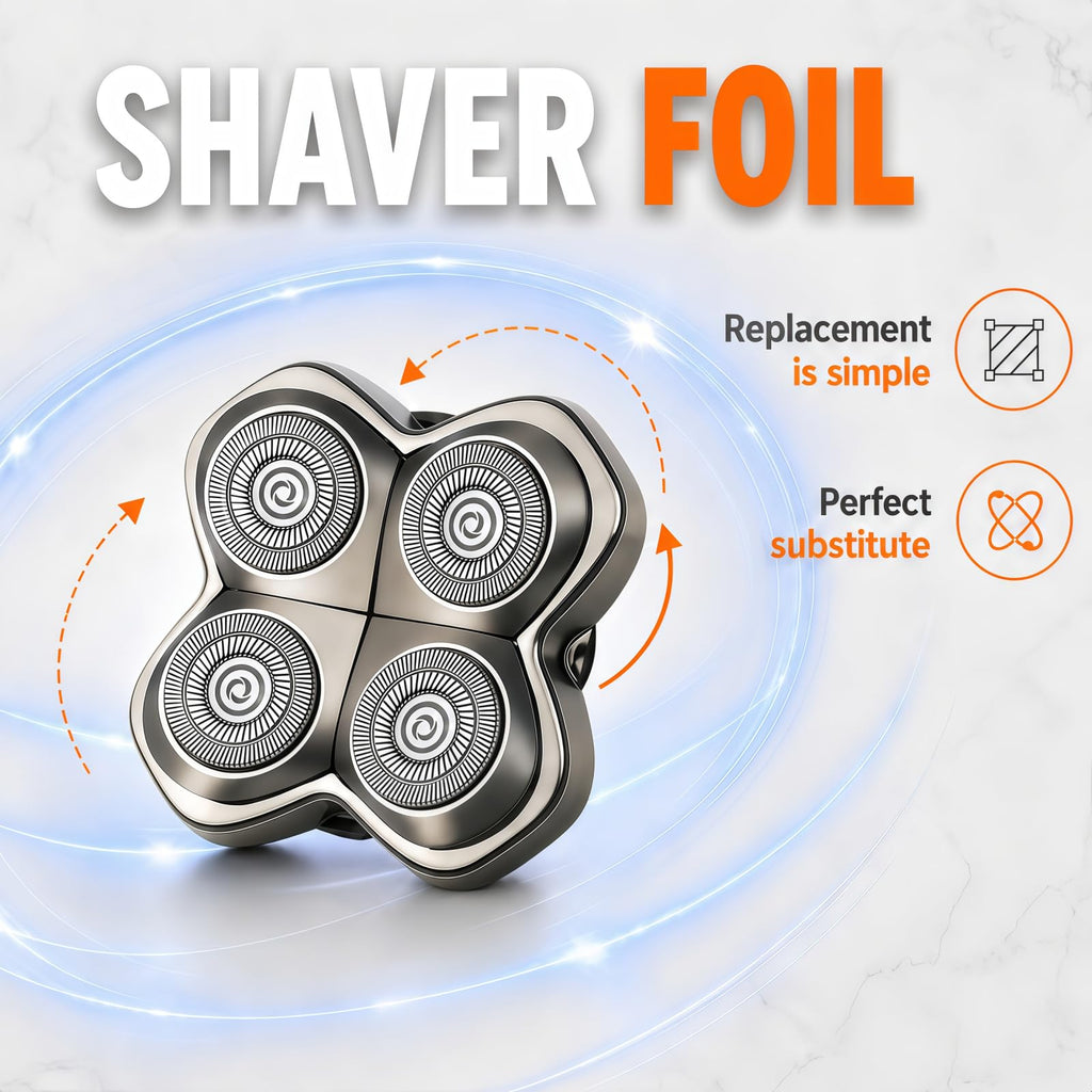 2 Pack Pro 4 Shaver Replacement Heads Compatible with Skull Pitbull Series