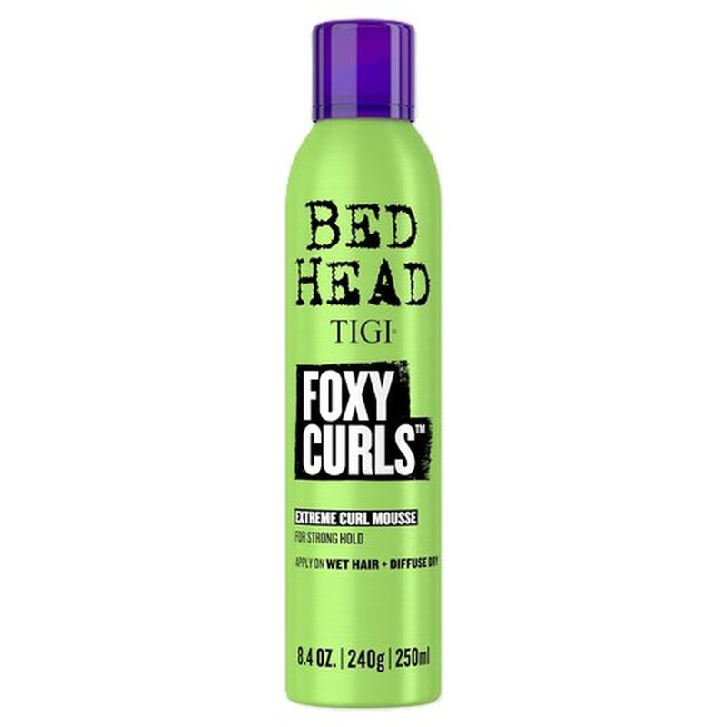 Bed Head by TIGI Curl-Defining Mousse - Extreme Hold & Anti-Frizz Formula, 8.4 oz