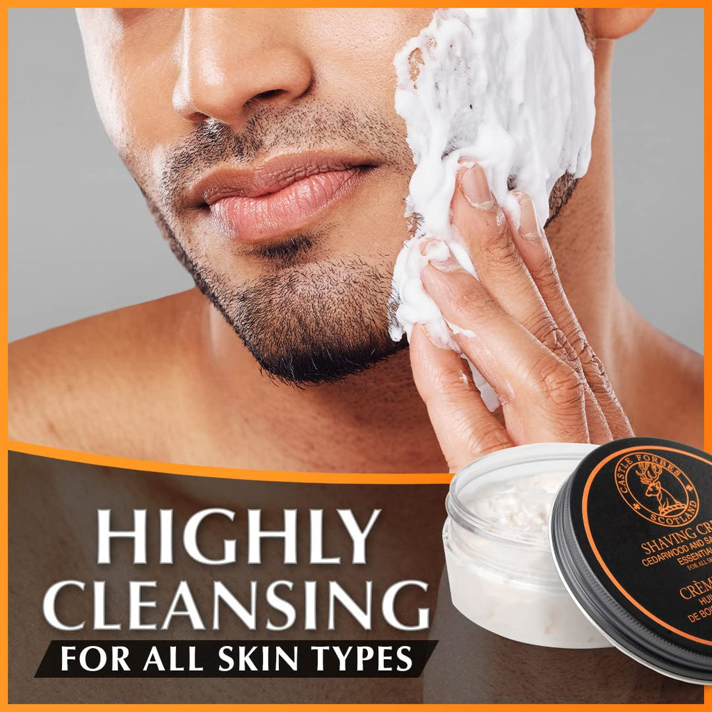 Castle Forbes Cedar/Sandalwood Shaving Cream 6.8 fl.oz.